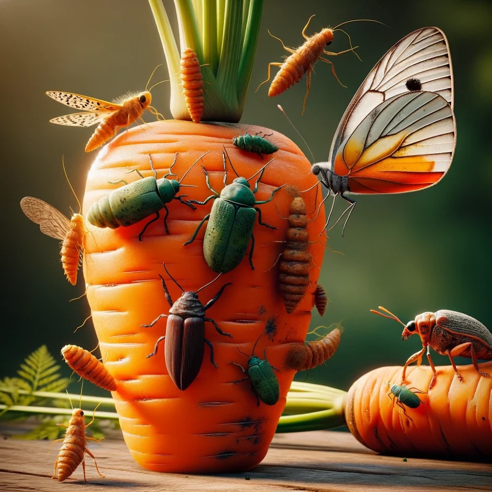 Шкідники моркви, кріпу, селери та петрушки