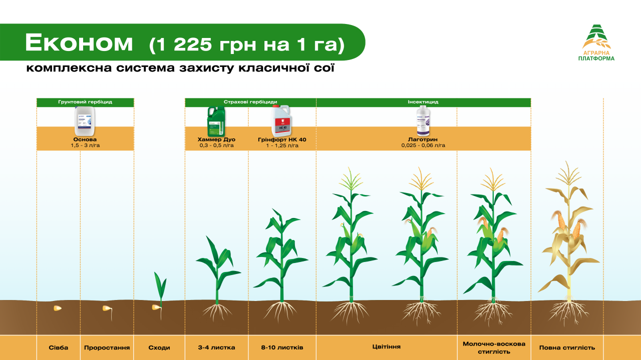 Комплексна, економ система захисту кукурудзи